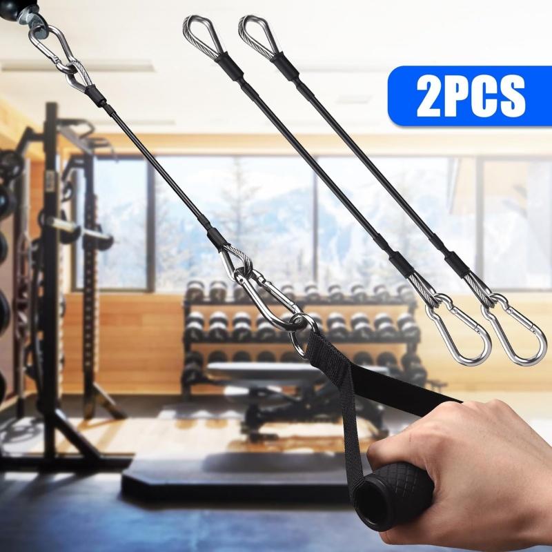 Lat Pulldown Cable - 1/2 pcs gym cable extension compatible