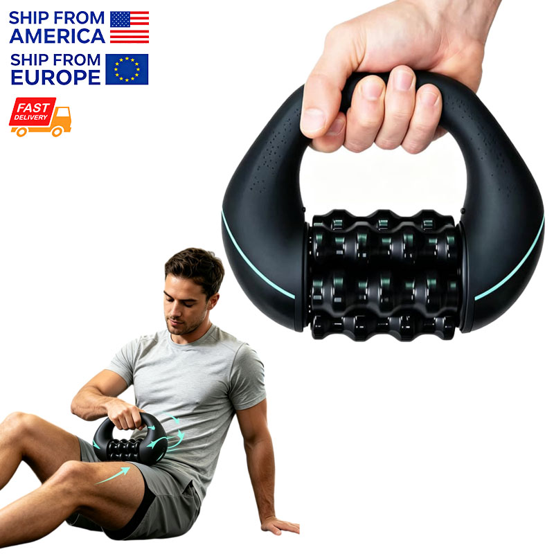 Leg Home Gym Workout - Electric Roller Massager Stick Handheld Deep