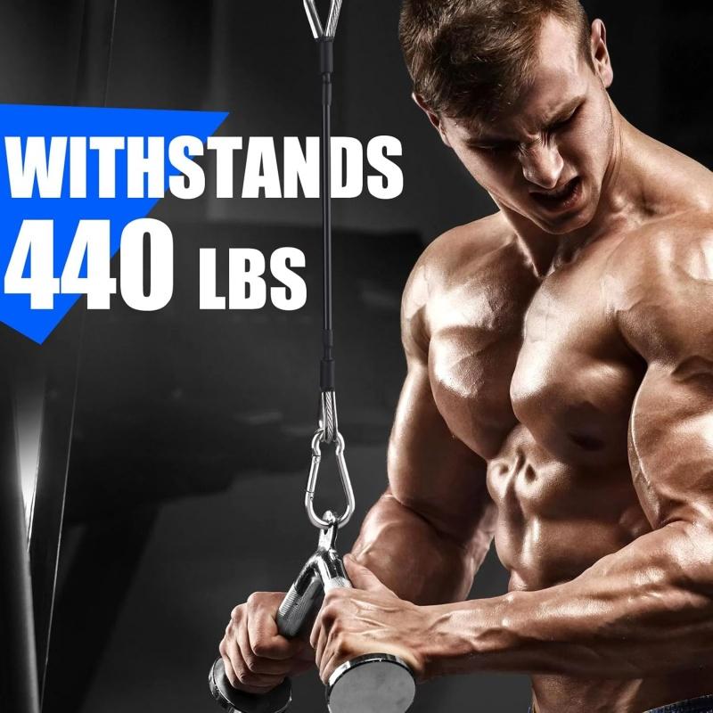 1/2 pcs gym cable extension co - đánh giá và giá Lat Pulldown Cable