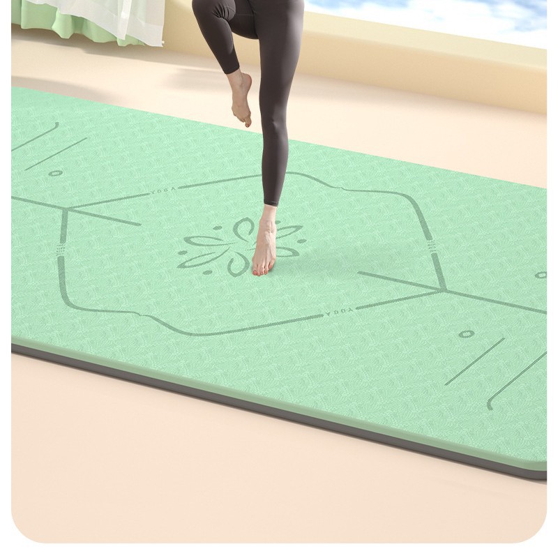 Large Thickened TPE Yoga Mat N - đánh giá và giá Home Gym Yoga
